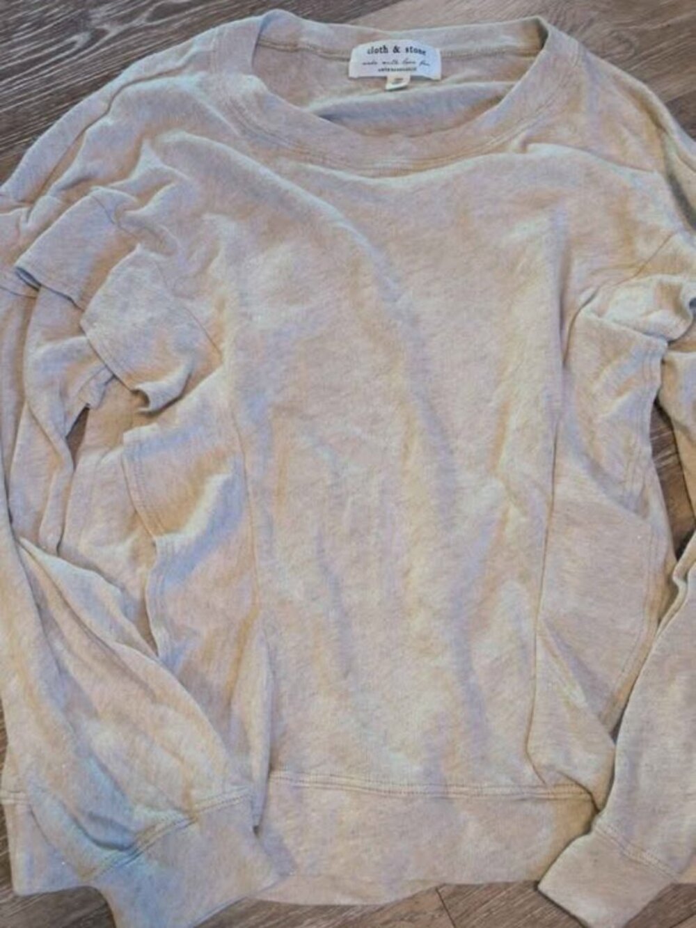 Cloth & Stone Ruffle Sweatshirt